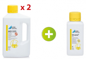 MD 555 2,5 L x 2 szt + Orotol 1 L